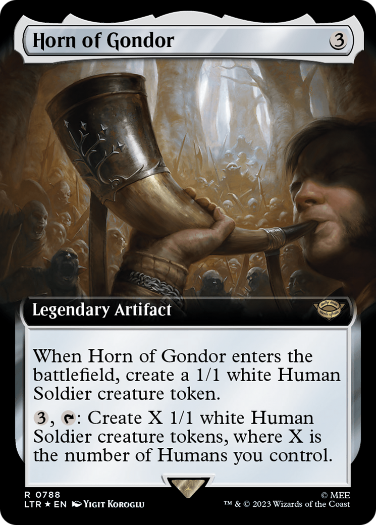 Horn of Gondor (Extended Art) (Surge Foil) [The Lord of the Rings: Tales of Middle-Earth] | Good Games Morley