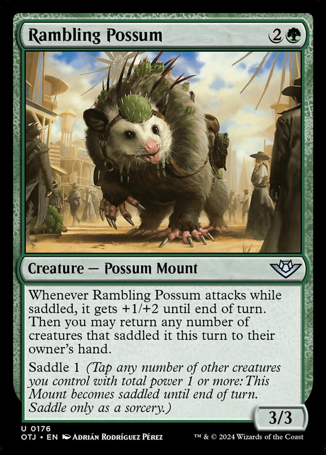 Rambling Possum 176/286 (Outlaws of Thunder Junction)  | Good Games Morley
