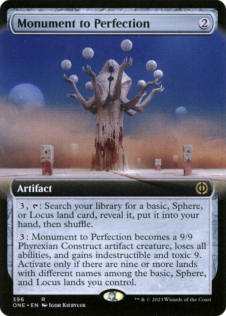 Monument to Perfection (Extended Art) [Phyrexia: All Will Be One] | Good Games Morley