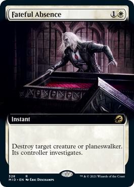 Fateful Absence Extended Art 328/277 (Innistrad: Midnight Hunt)  | Good Games Morley