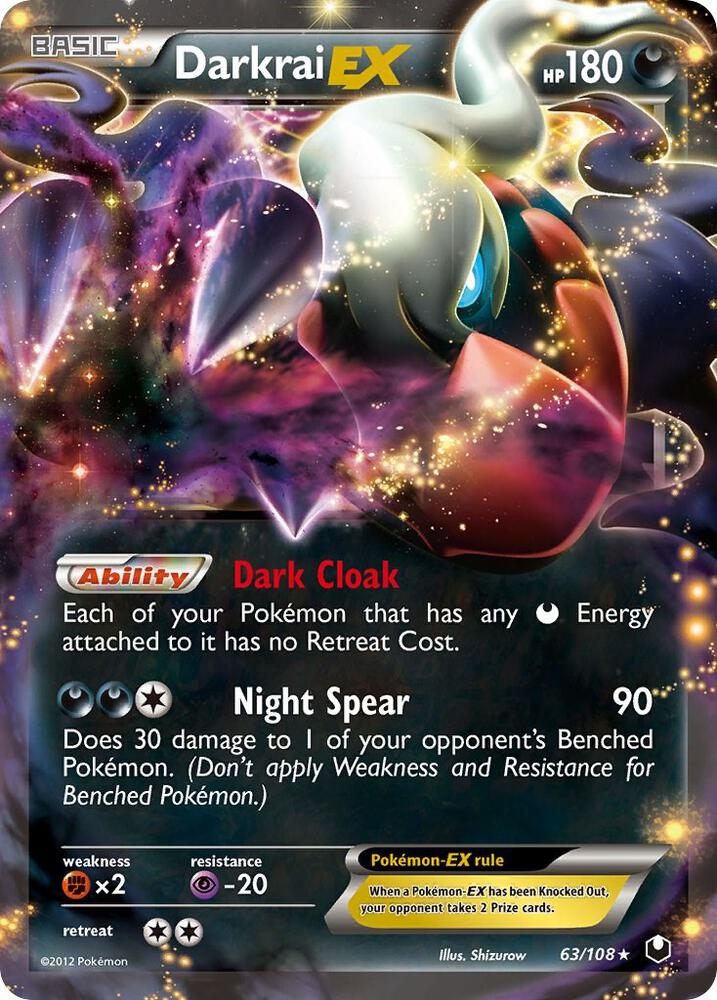 Darkrai EX 63/108 (Dark Explorers)  - Holofoil | Good Games Morley