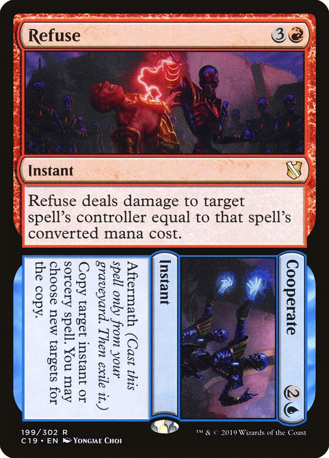 Refuse // Cooperate 199/302 (Commander 2019)  | Good Games Morley