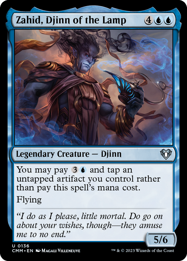 Zahid, Djinn of the Lamp [Commander Masters] | Good Games Morley