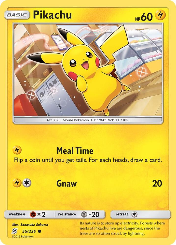 Pikachu 55/236 (SM - Unified Minds)  | Good Games Morley