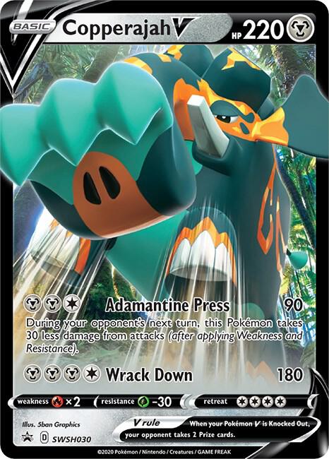 Copperajah V SWSH030 (SWSH: Sword & Shield Promo Cards)  - Holofoil | Good Games Morley