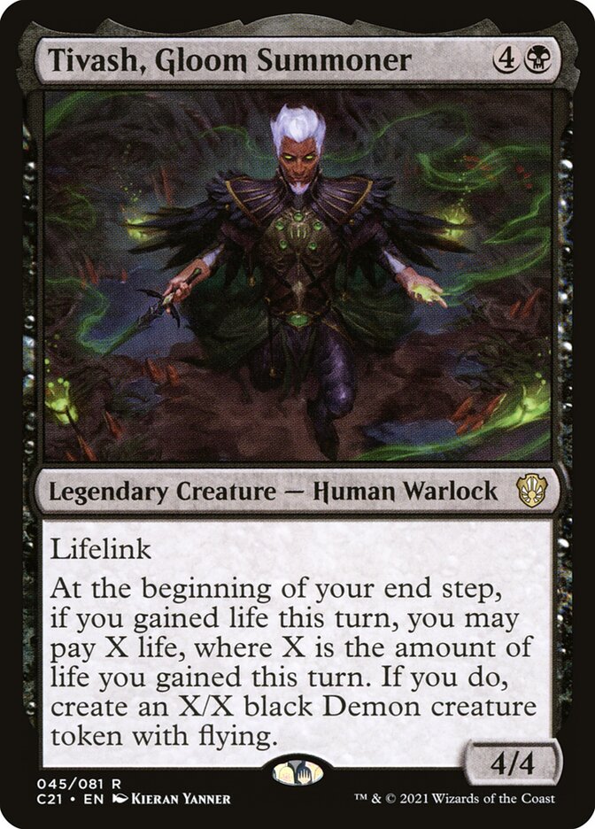 Tivash, Gloom Summoner 45/81 (Commander 2021)  | Good Games Morley