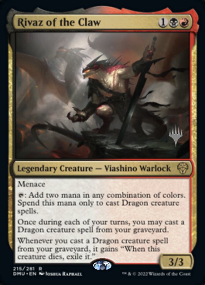 Rivaz of the Claw (Promo Pack) [Dominaria United Promos] | Good Games Morley