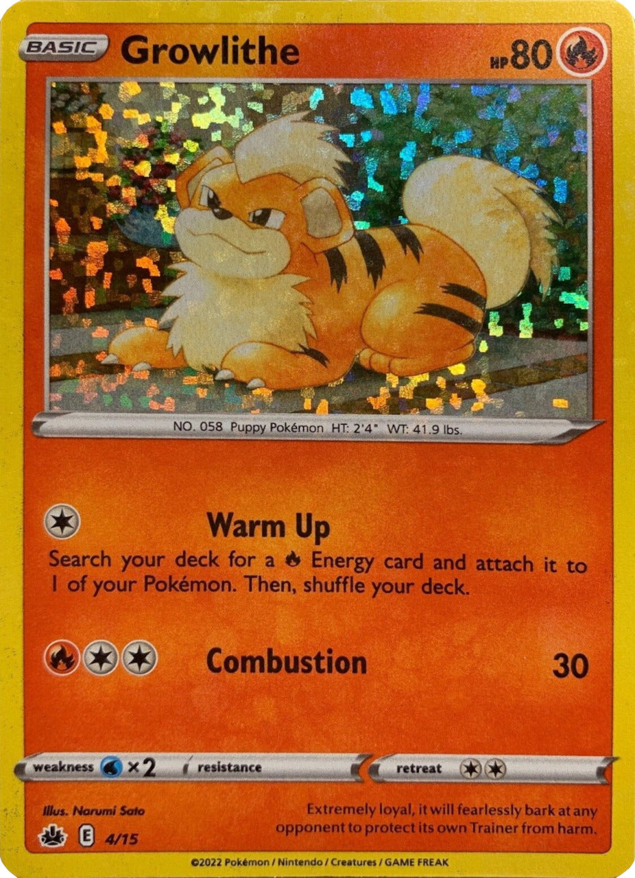Growlithe (4/15) [McDonald's Promos: Match Battle] | Good Games Morley