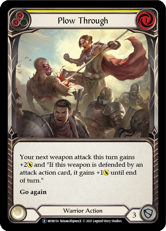 Plow Through (Yellow) [U-MON114] (Monarch Unlimited)  Unlimited Normal | Good Games Morley