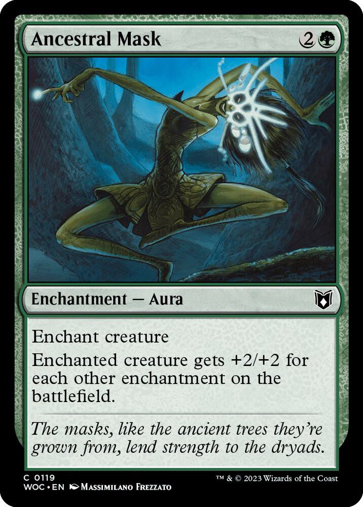 Ancestral Mask 119/173 (Commander: Wilds of Eldraine)  | Good Games Morley