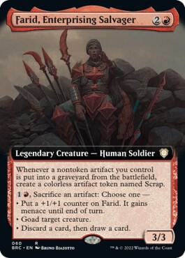 Farid Enterprising Salvager Extended Art 60/40 (Commander: The Brothers' War)  | Good Games Morley