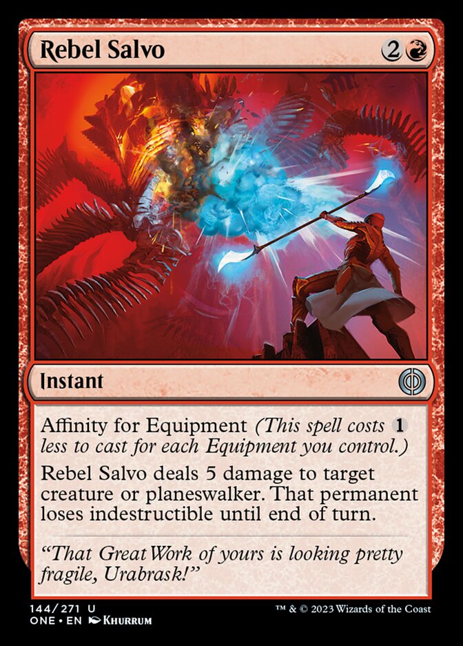 Rebel Salvo [Phyrexia: All Will Be One] | Good Games Morley