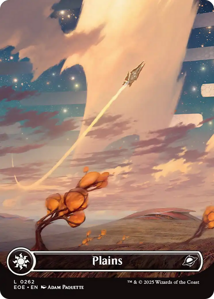 Plains (0262) (Borderless) [Edge of Eternities] | Good Games Morley