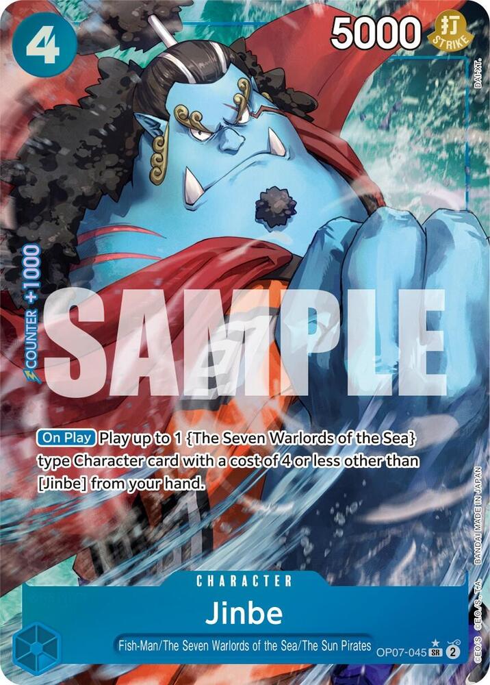 Jinbe OP07-045 (500 Years in the Future)  - Alternate Art Foil | Good Games Morley