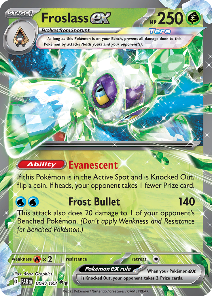 Froslass ex (003/182) [Scarlet & Violet: Paradox Rift] | Good Games Morley
