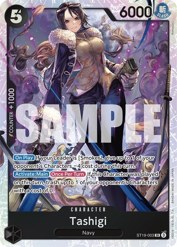 Tashigi ST19-003 (Starter Deck 19: BLACK Smoker)  - Foil | Good Games Morley