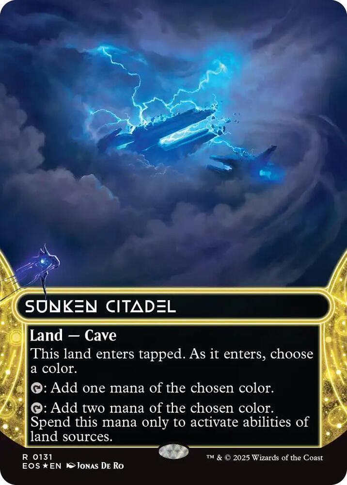 Sunken Citadel  131/45 (Edge of Eternities: Stellar Sights)  - Borderless Galaxy Foil | Good Games Morley