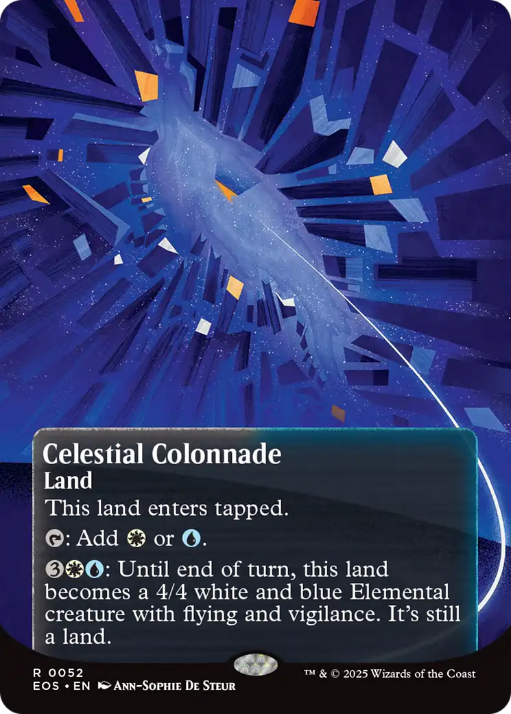 Celestial Colonnade (0052) (Borderless) [Edge of Eternities: Stellar Sights] | Good Games Morley