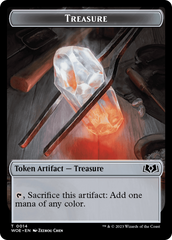 Treasure // Food (0013) Double-Sided Token [Wilds of Eldraine Tokens] | Good Games Morley