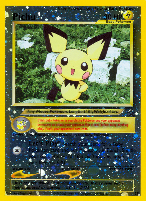 Pichu (35) [Wizards of the Coast: Black Star Promos] | Good Games Morley