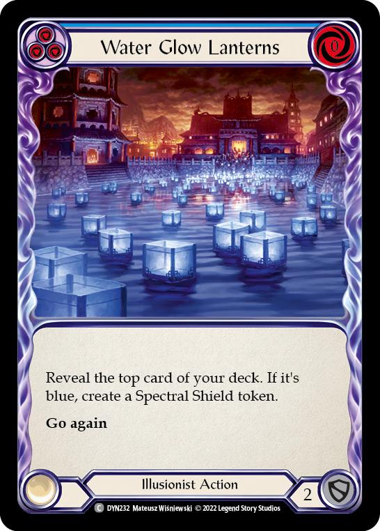 Water Glow Lanterns (Blue) [DYN232] (Dynasty) | Good Games Morley