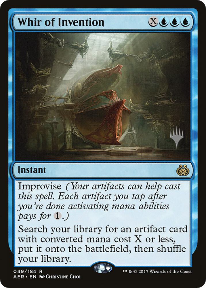 Whir of Invention 49p/65 (Promo Pack: Zendikar Rising)  - Foil | Good Games Morley