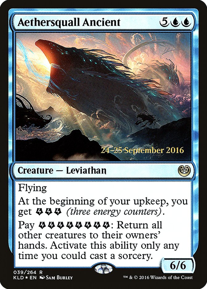 Aethersquall Ancient [Kaladesh Prerelease Promos] | Good Games Morley