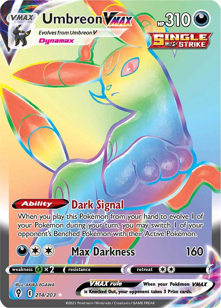 Umbreon VMAX (214/203) [Sword & Shield: Evolving Skies] | Good Games Morley