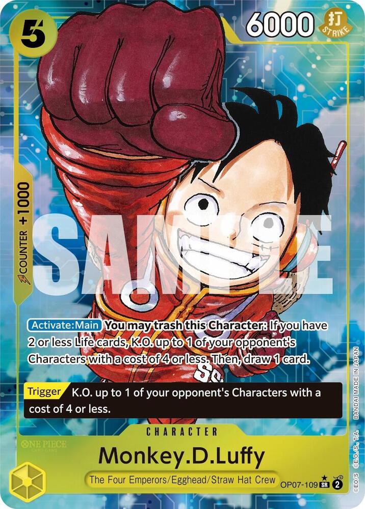 Monkey.D.Luffy OP07-109 (500 Years in the Future)  - Alternate Art Foil | Good Games Morley