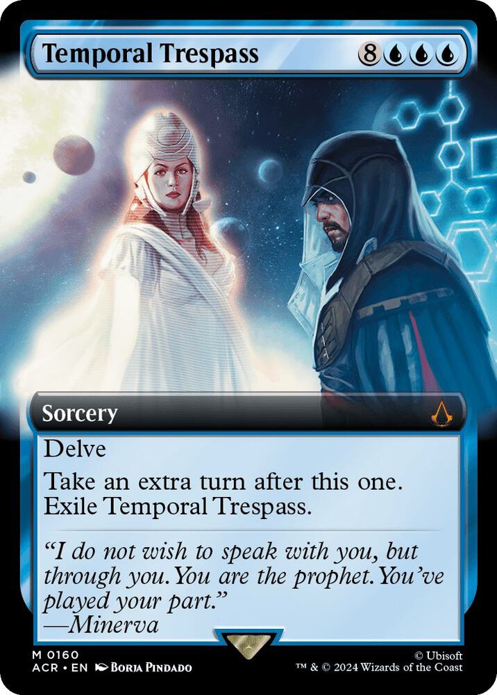 Temporal Trespass 160/110 (Universes Beyond: Assassin's Creed)  - Extended Art Foil | Good Games Morley