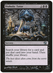 Diabolic Tutor (Oversized) [Eighth Edition Box Topper] | Good Games Morley