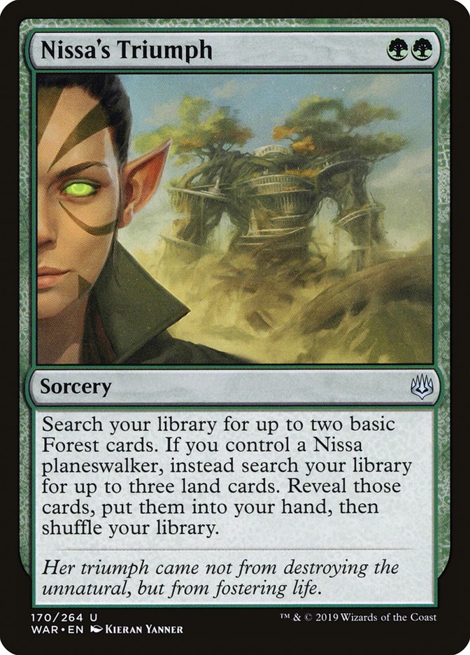 Nissa's Triumph 170/264 (War of the Spark)  | Good Games Morley