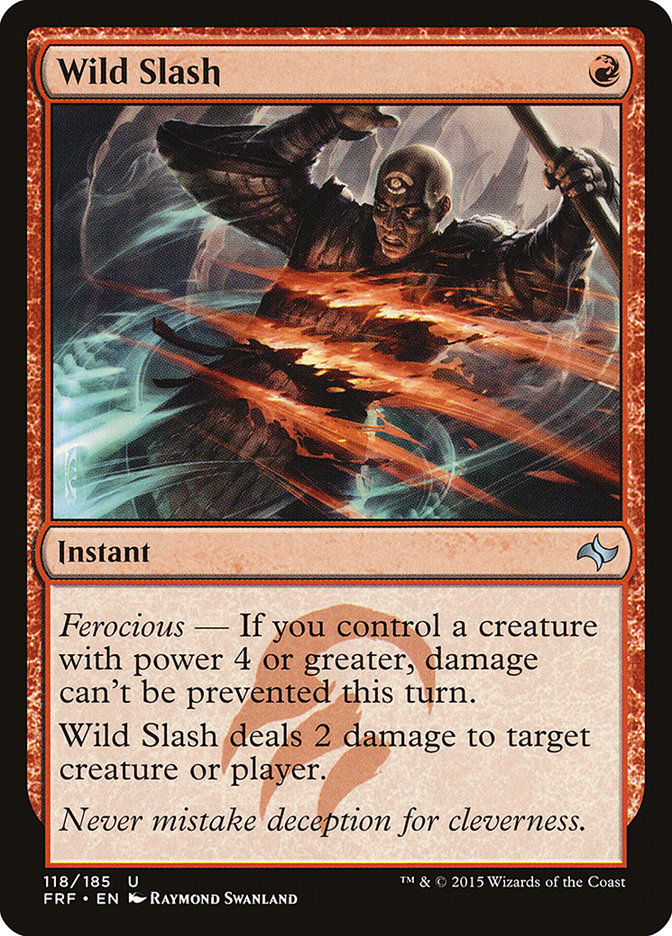 Wild Slash 118/185 (Fate Reforged)  | Good Games Morley