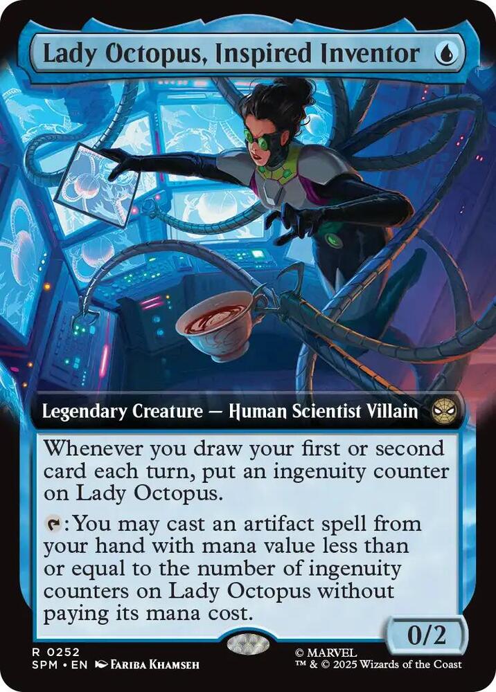 Lady Octopus, Inspired Inventor 252/198 (Marvel's Spider-Man)  - Extended Art Foil | Good Games Morley