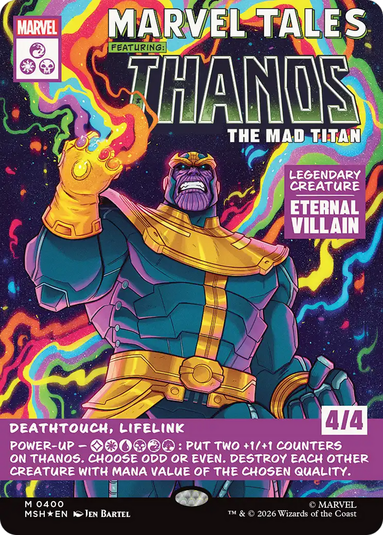 Thanos, The Mad Titan (Borderless) (0400) [Marvel Super Heroes] | Good Games Morley