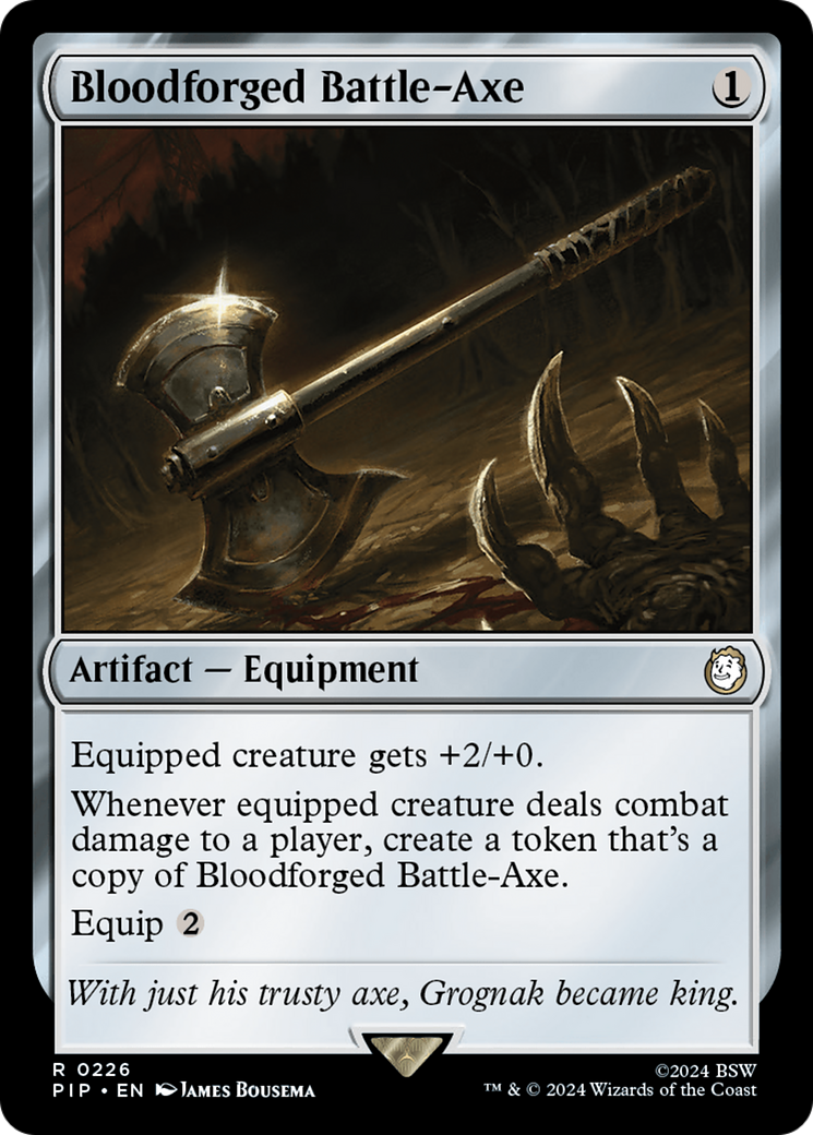 Bloodforged Battle-Axe [Fallout] | Good Games Morley