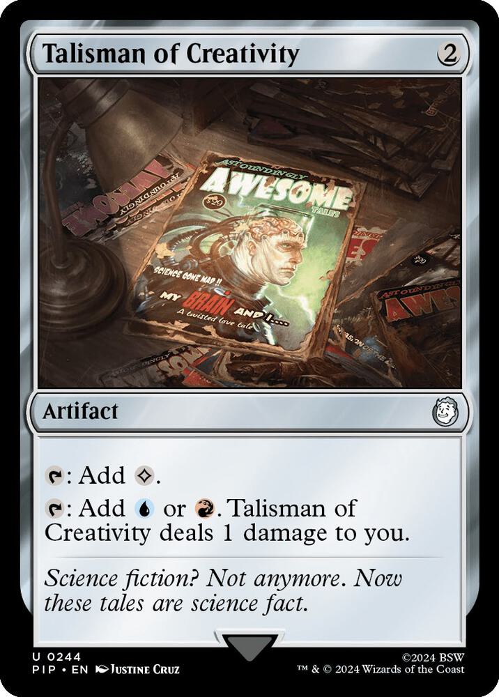 Talisman of Creativity 244/326 (Universes Beyond: Fallout)  - Foil | Good Games Morley