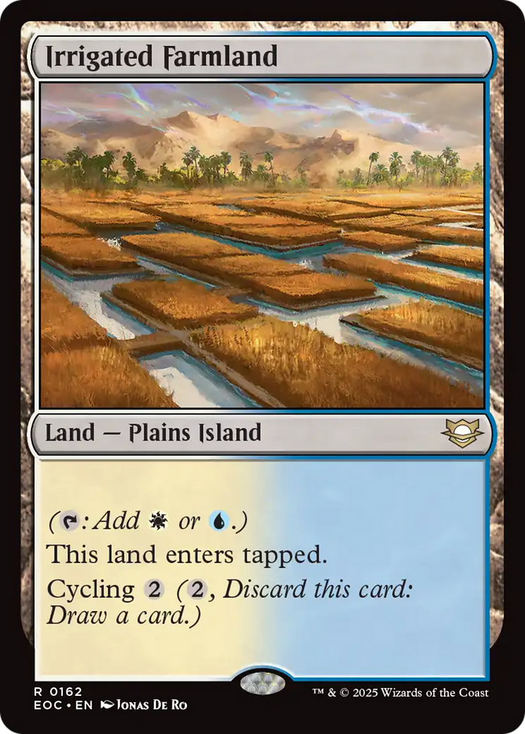 Irrigated Farmland [Edge of Eternities Commander] | Good Games Morley