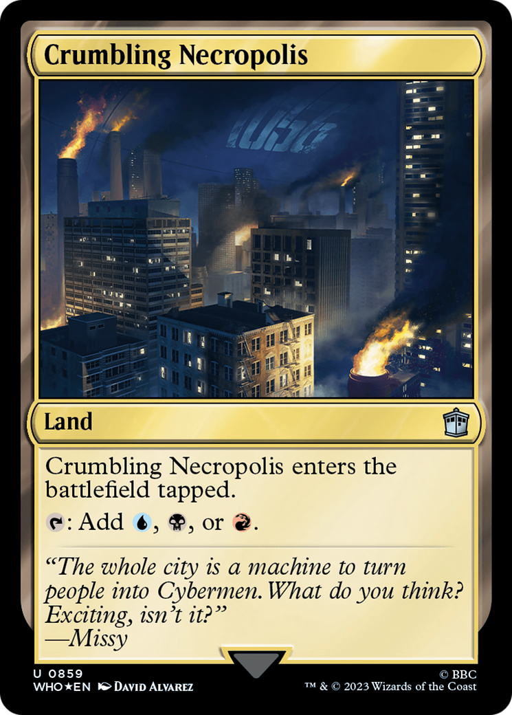Crumbling Necropolis (Surge Foil) [Doctor Who] | Good Games Morley