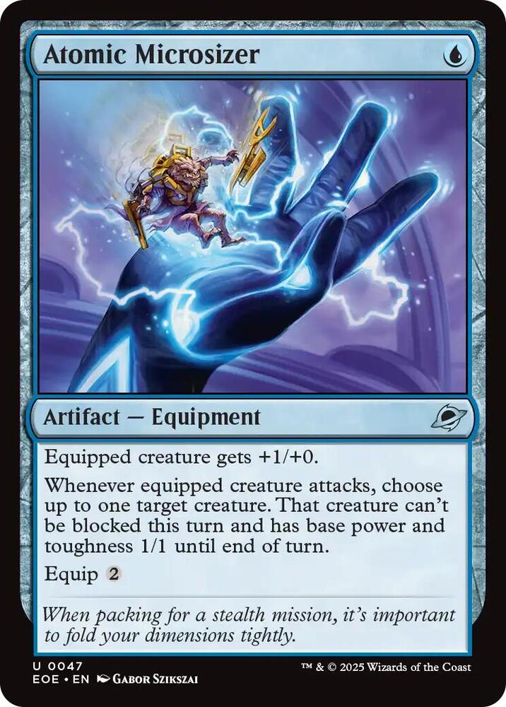 Atomic Microsizer 47/276 (Edge of Eternities)  - Foil | Good Games Morley