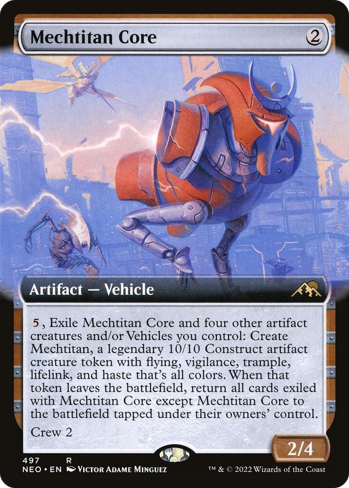 Mechtitan Core 497/302 (Kamigawa: Neon Dynasty)  - Extended Art | Good Games Morley