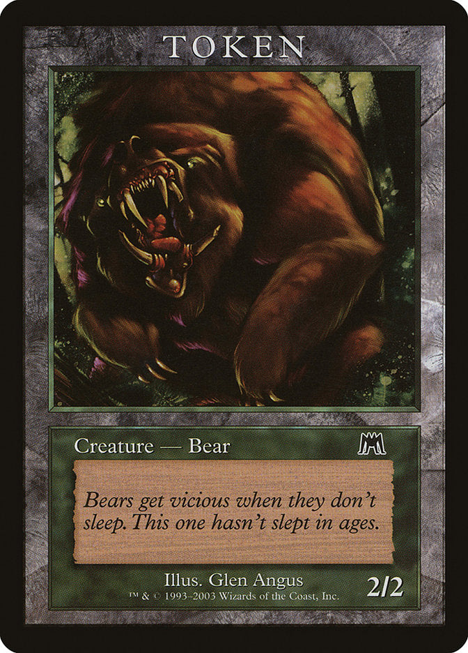 Bear Token [Magic Player Rewards 2003] | Good Games Morley