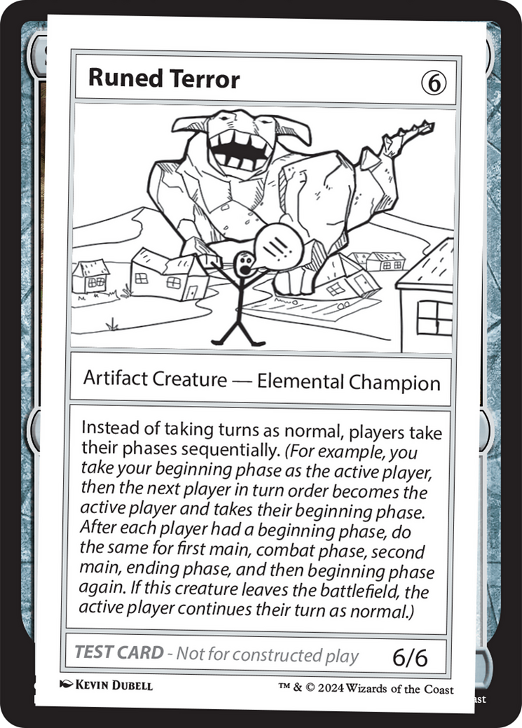 Runed Terror [Mystery Booster 2 Playtest Cards] | Good Games Morley