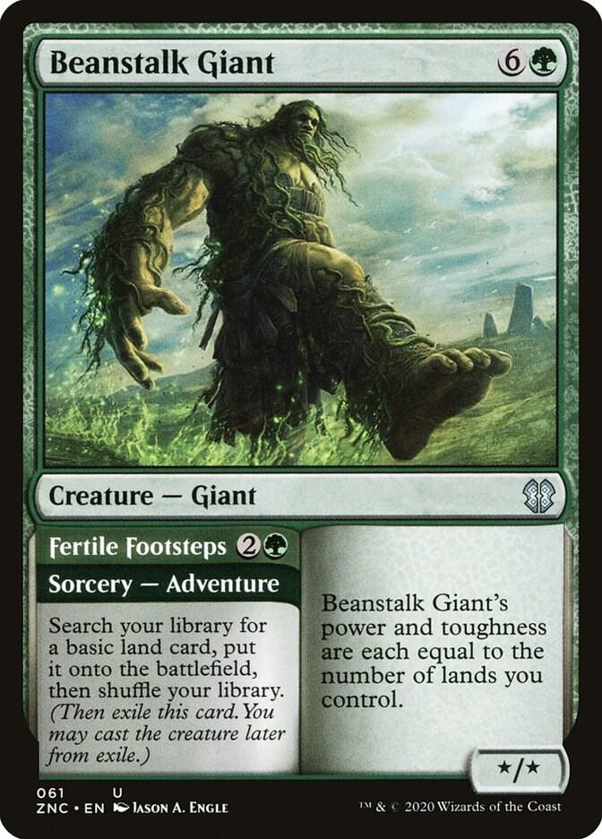 Beanstalk Giant // Fertile Footsteps 61/142 (Commander: Zendikar Rising)  | Good Games Morley