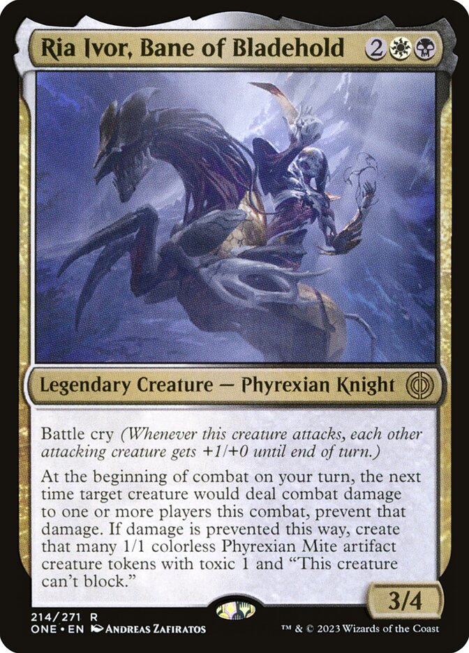 Ria Ivor, Bane of Bladehold 214/271 (Phyrexia: All Will Be One)  - Foil | Good Games Morley