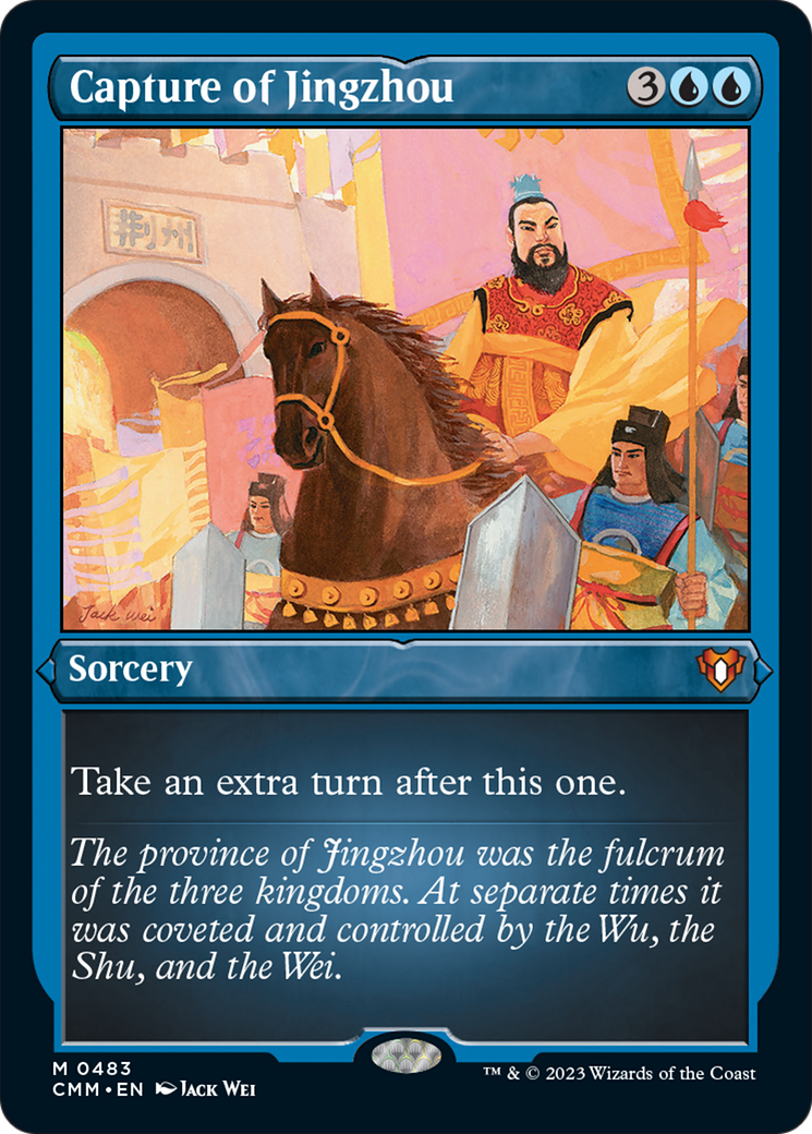 Capture of Jingzhou (Foil Etched) [Commander Masters] | Good Games Morley