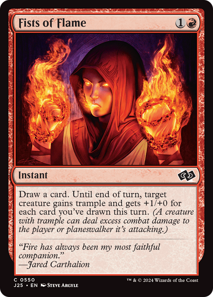 Fists of Flame [Foundations Jumpstart] | Good Games Morley