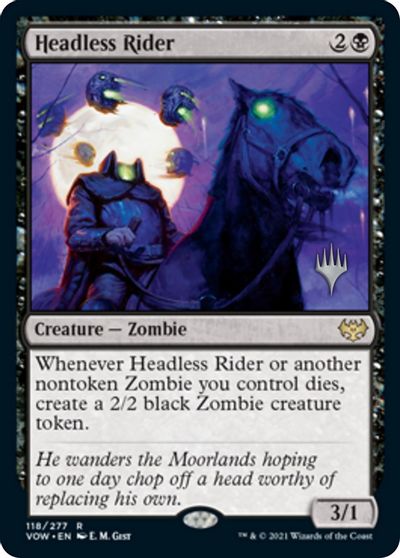 Headless Rider (Promo Pack) [Innistrad: Crimson Vow Promos] | Good Games Morley