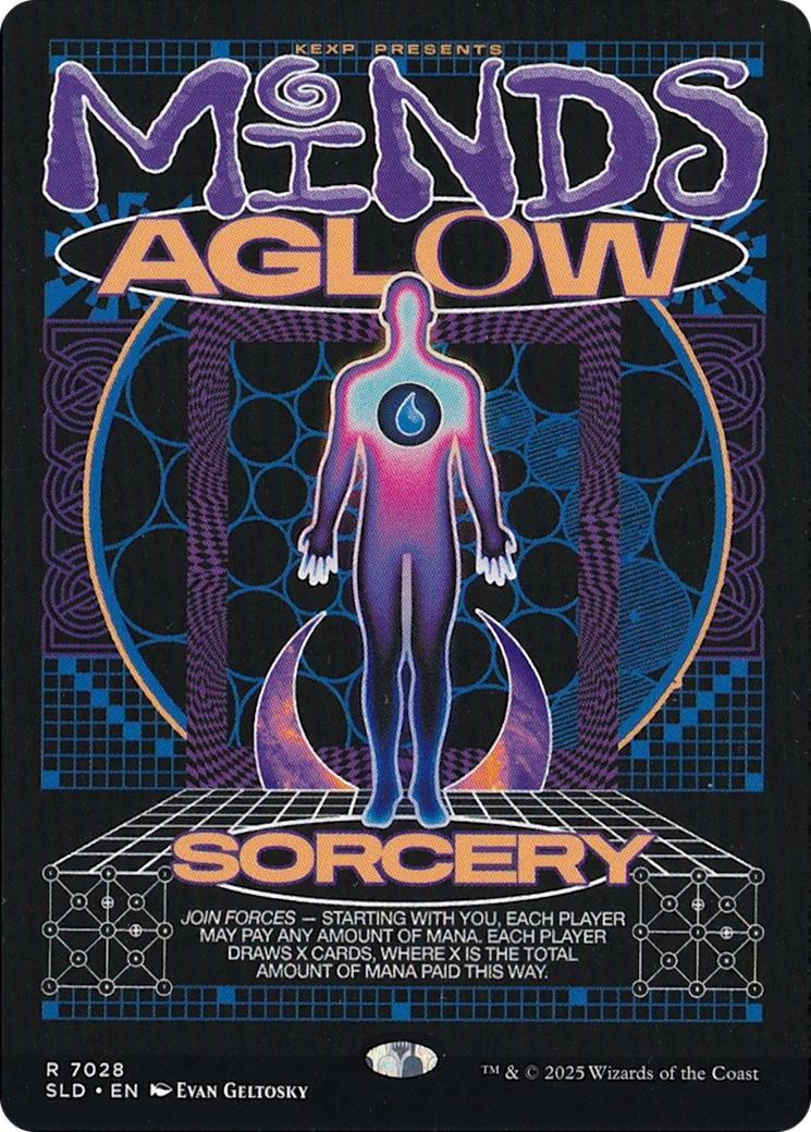 Minds Aglow (Rainbow Foil) [Secret Lair Drop Series] | Good Games Morley