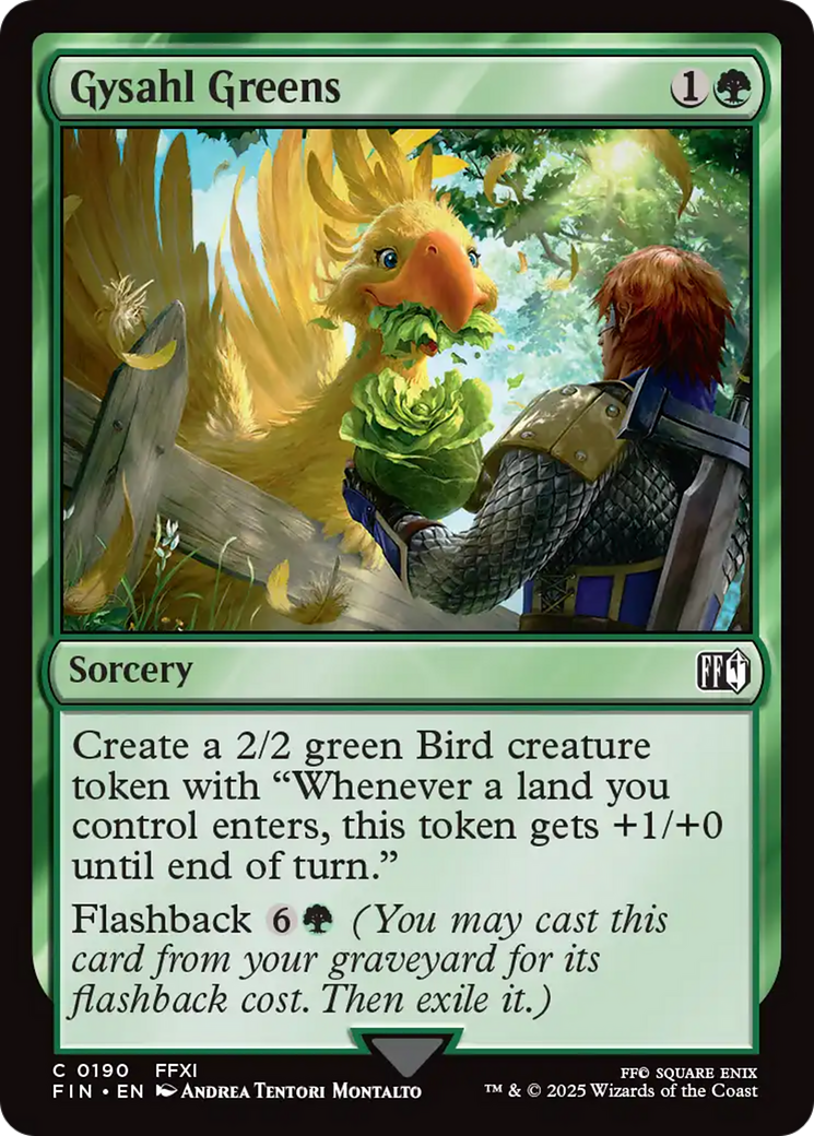 Gysahl Greens [FINAL FANTASY] | Good Games Morley